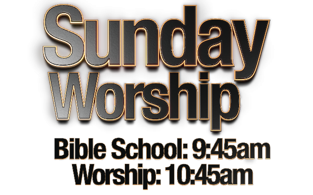 Worship with Us Sunday: 10:45am.